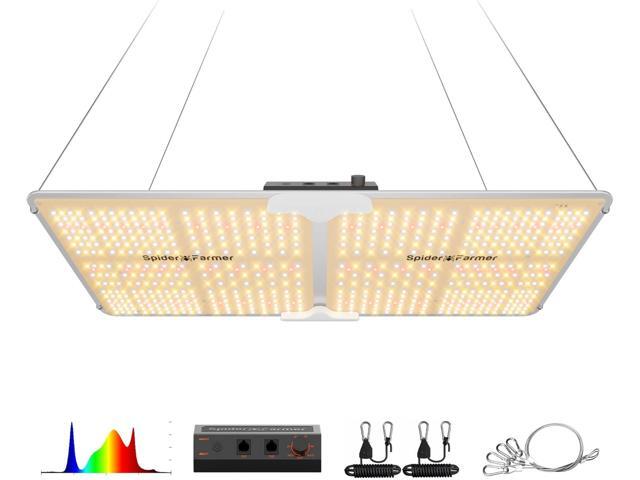 Spider Farmer SF2000 200W LED Grow Light for Indoor Plants, Upgraded High Efficiency LEDs, Dimmable Full Spectrum High PPFD, Deep Penetration for...