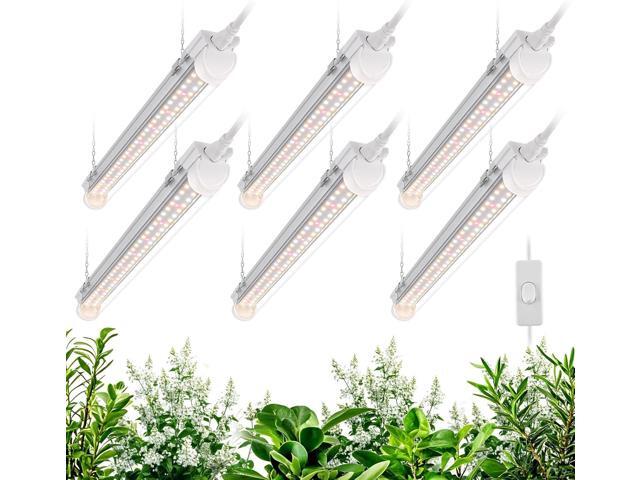 Bstrip T8 Grow Light, 1.4FT 108W (6 x 18W) Plant Lights for Indoor Growing, Full Spectrum with 660nm Red LEDs, 3467K, Ideal for Indoor Plants,...
