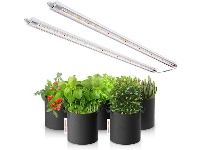 Spider Farmer Glow80 LED Grow Lights, 3.6ft Sunlike Full Spectrum Waterproof Plant Growing Lamp Linkable for Indoor Plant Shelves Seedling Veg...