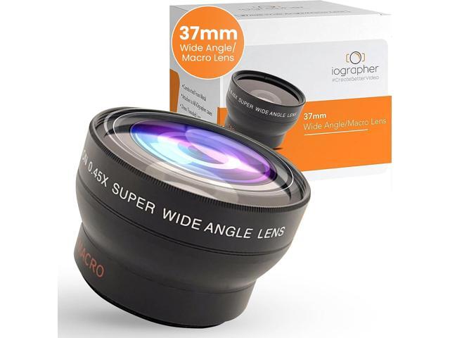 iOgrapher 37mm Wide Angle Lens for iPhone and Smartphones - Macro Lens and Wide Phone Lens - Macro Lens for iPhone and Other Smartphones - Camera...