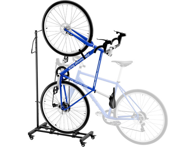 Sttoraboks Vertical Bike Stand with Wheels, Indoor Bike Storage Rack