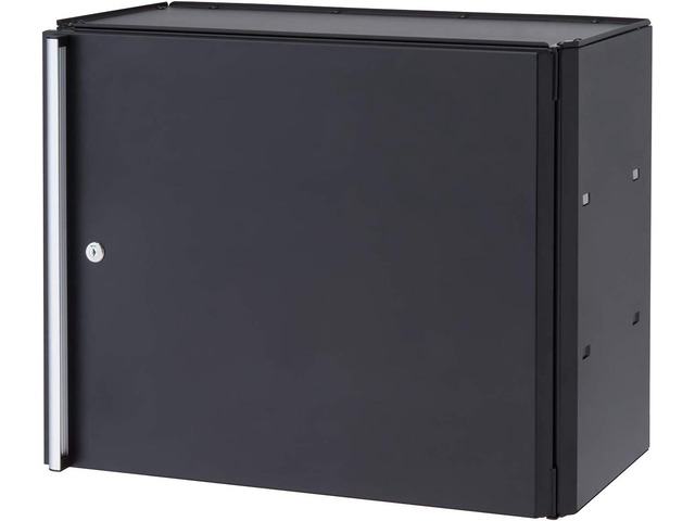 Trinity 24 Inch Garage Wall Storage Cabinet, 22 Gauge Steel, Wall-Mount, Adjustable Shelf and Reversible Door for Tools, Cleaning Supplies, and...