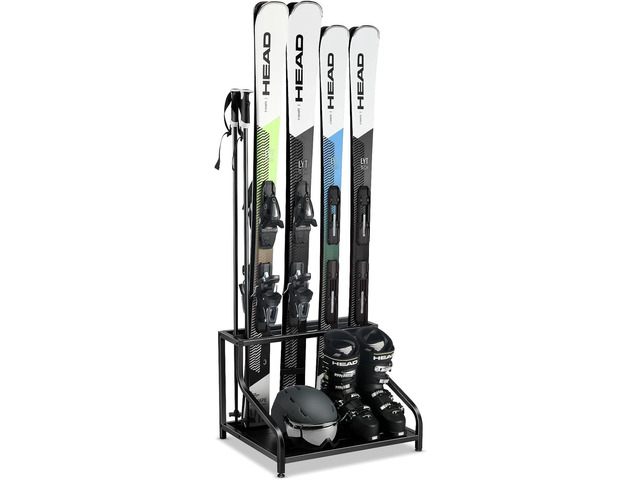 FHXZH Ski Storage Rack for Garage - Freestanding Ski Holders