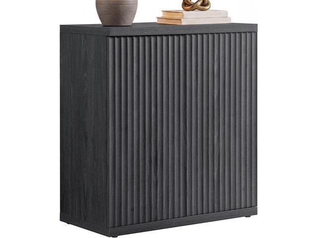 SICOTAS Buffet Cabinet with Storage Sideboard Cabinet with Doors & Shelves