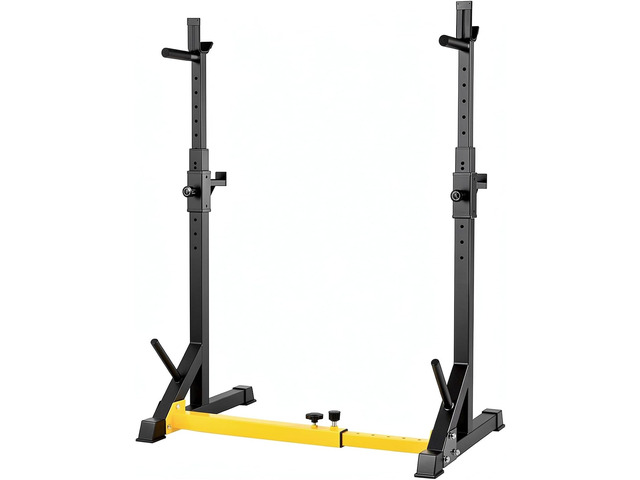 Arlopu Multi-Function Squat Rack, Home Weight Lifting Bench Press Station