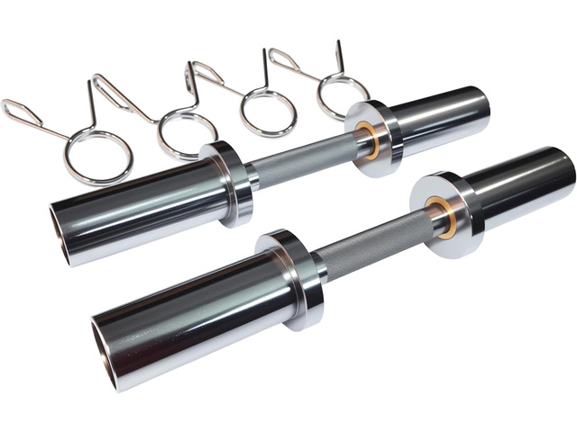 qibylift Olympic Dumbbell Handles,Loadable Dumbbell Bars, Set of 2