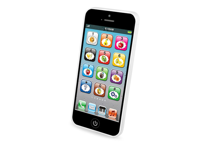 Toy Learning Play Cell Phone with 8 Functions and Dazzling Lights Interactive Toy for Toddler Baby Kids Boys Girls