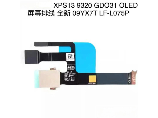 ZHZH LCD LVDS Cable For XPS 13 9320 GDO31 09YX7T 9YX7T DA30001NG10 LF-L075P