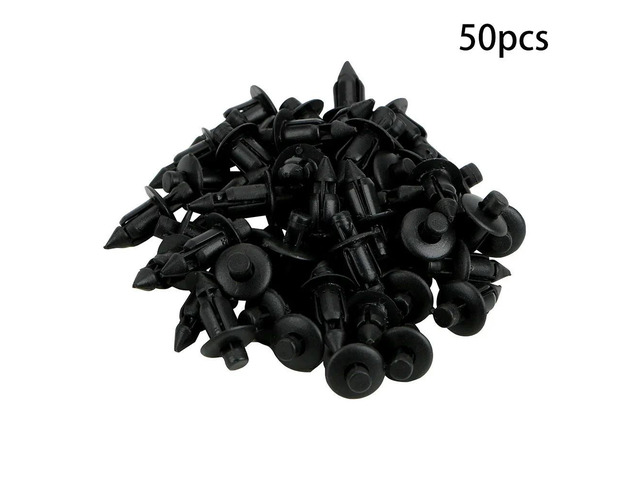 Door Trim Panel Clips 50Pcs/set Auto Fastener Plastic Rivet For Toyota Lexus 7mm Hole