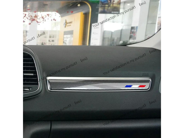 4PCS Tri Colors Car Rearview Mirror Sticker For Renault Megane RS Clio ZOE Car Accessories 3 Colors Car Window Stickers