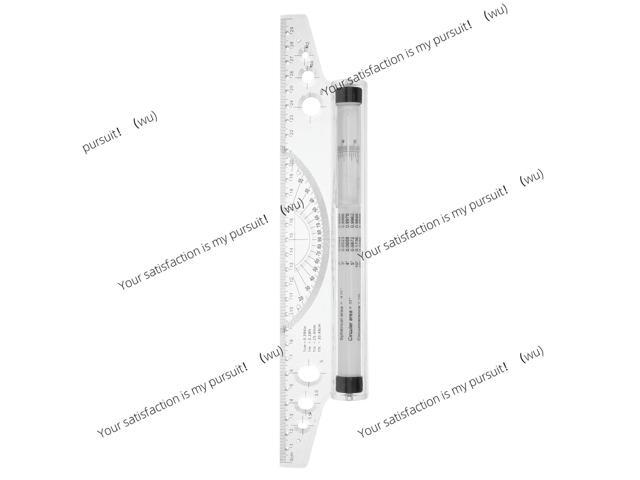 Parallel Drawing Ruler Clear Scale High Accuracy Plastic Measuring Tool For Angles Circles Graphs Charts Drafting Study