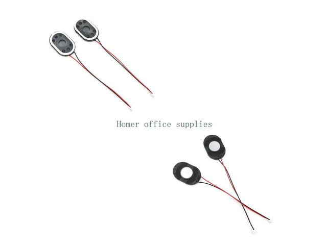 2 Pieces 8 1W 2030 Speaker Oval Loudspeaker Car Navigation Speaker 2P 1.25 Terminals 110 dB SNR 8 ohms 1 watt 8r 1w