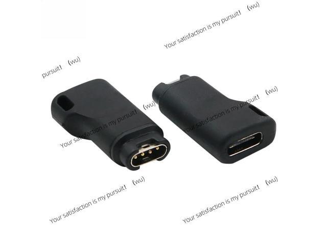 USB C to 4pin Charging Adapter for Garmin Fenix 5/5S/5X/6 Forerunner 45/45S/245/245M/935 Watch T84D TypeC Charge Converter