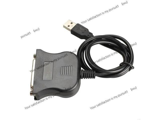 B2RC Printer Cable IEEE 1284 USB To Parallel Adapter Cable USB to DB25 25Pin Parallel
