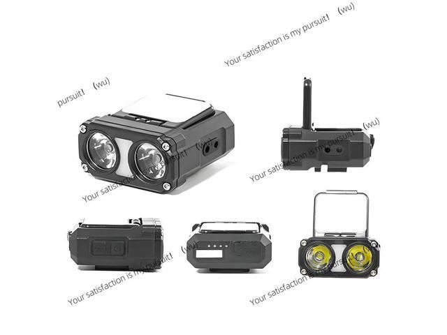 Headlight Waving Induction TYPE-C Charging Long Life Strong Light Night Fishing Cap Clip Light Bicycle Light