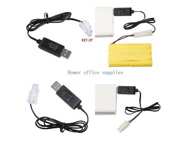 Rechargeable Ni-Cd Ni-MH KET-2P Plug Adapter 250mA Output RC Toy