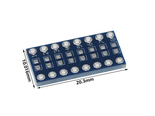 10PCS 0805 0603 0402 adapter board SMT to DIP conversion from SMT to direct insertion resistor capacitor