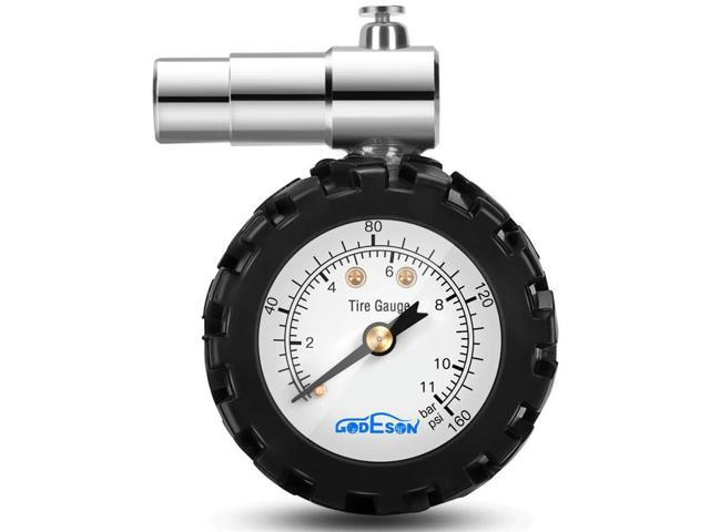 Bicycle Tire Pressure Gauge 160PSI Mechanical Pointer Tire Pressure Gauge For Mountain Racing Bikes Mtb Bike Road Bike Tools