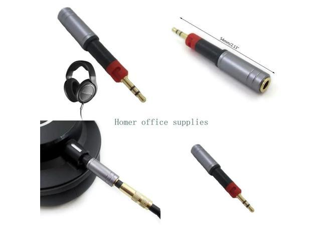 3.5mm Headphone Adapter for ATH-M70X M40X M50X M60X for Sennheiser HD518 HD598 HD599 Headset