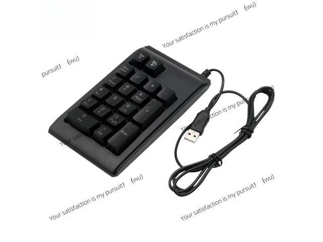 Mechanical Number Pad USB Wired Numeric Keypad with RGB LED Backlit 19 Key Numpad Mechanical Numeric Keyboard for Laptop Desktop