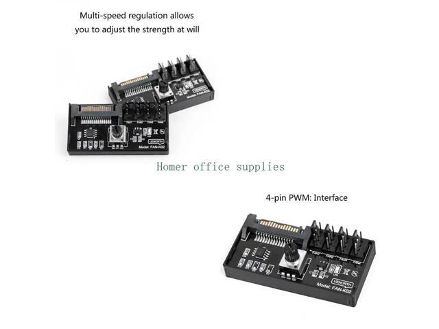 PWM Fan Speed Controller Highly Power Satas Power 4Pin Fan NAS Servers