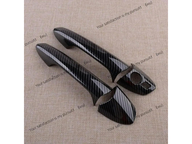 Exterior Door Handle Cover Decorative Cap Carbon Fiber Texture for Mercedes Benz W246 W204 W212 X204 W166 W117 LHD