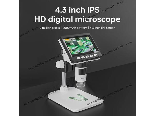 1080P high definition 4.3 inch screen electron microscope 1000x digital microscope industrial maintenance desktop microscope