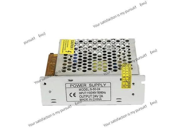 24V2A switching power supply 220V transformer 24V DC 24V50W industrial control programming power supply S-50-24