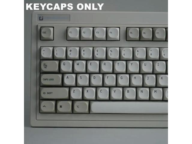 131Key Retro Minimalist Keycap Set PBT DyeSublimation MAProfile Keyboards KeyCaps for Mechanical Keyboards