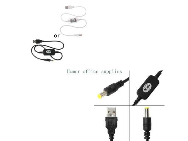 12v Eliminator USB Cable 5V Boost to 12v Voltage Converter Step-up Volt Transformer for DC Power Regulator Line