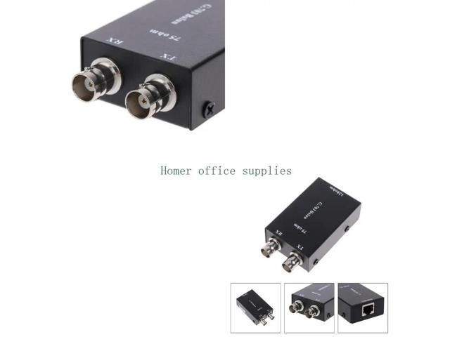 BNC to RJ45 Transmitter Balanced Unbalanced Converter Support 16Path Conversion