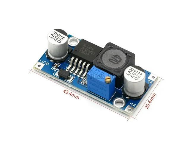 100pcs/lot TENSTAR ROBOT XL6009 DC-DC Booster module Power supply module output is adjustable Super LM2577 step-up module