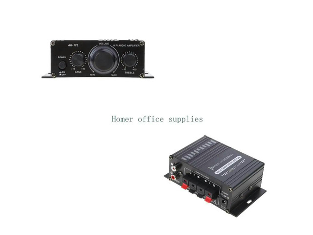 HIFI Power Amplifier for AK 170 with blue LED light Car Home Club Party Music DIY Stereo Music Car Speaker