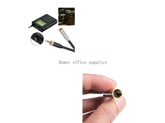 3.5mm to Mini XLR Adapter, 1/8' to Mini XLR Cable 1/8 inch TRS Stereo Male to Mini XLR 3Pin Female Converter Cable