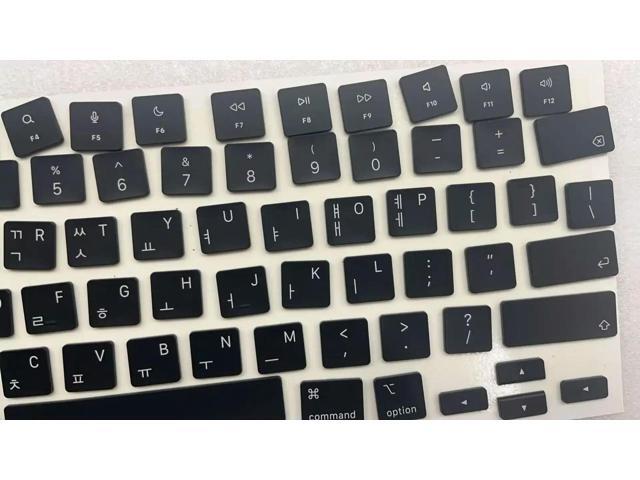 Laptop A2442 A2485 A2779 A2780 A2681 A2941 A2918 Korean Keycaps Keyboard Key Cap For Macbook Pro M1 M2 M3 14' 16' 2021-2023