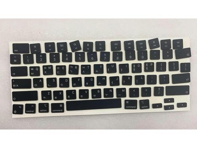Laptop A2442 A2485 A2779 A2780 A2681 A2941 A2918 Korean Keycaps Keyboard Key Cap For Macbook Pro M1 M2 M3 14' 16' 2021-2023
