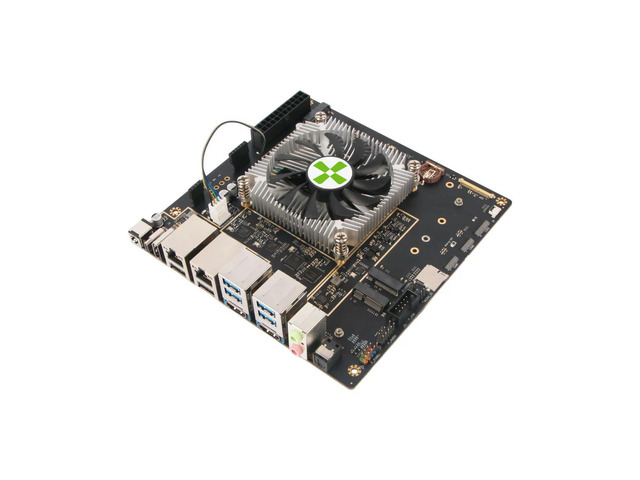 Radxa Heatsink 8418B, Designed for ROCK 5 ITX, Adjustable Fan Speed, Easy to Install and Remove.