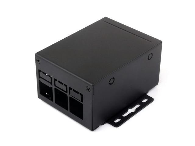 Waveshare Industrial Grade l Case (D) for Raspberry Pi 5, Larger Internal Space, Supports Installing Official Cooling Fan