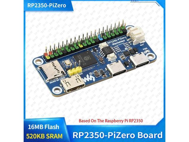 RP2350-PiZero Development Board 520KB SRAM 16MB Flash Based on Pi RP2350 Dual-Core & Dual-Architecture Microcontroller