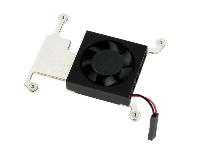 Low-Profile CPU Cooling Fan for Raspberry Pi 4B, 3B+, 3B, with Aluminum Alloy Bracket, Low Noise, Better Cooling