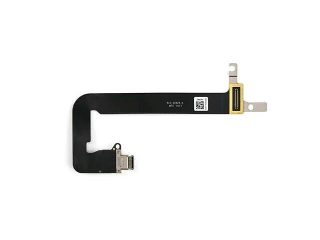 DC-IN A1534 DC Jack Board Connector with Flex Cable for MacBook 12' A1534 821-00828 821-00482 2016 2017 Year