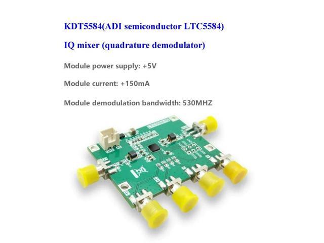 LTC5584 High Performance IQ Mixing Module, Quadrature Demodulator, Downmixer 1.4GHz30MHz Demodulation KDT5584-021