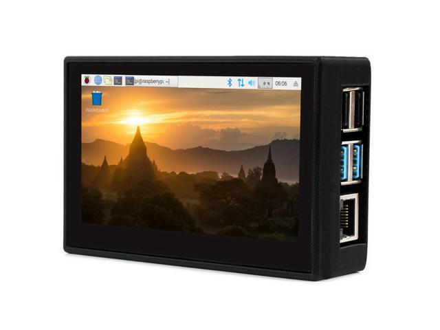 Waveshare 4.3inch Capacitive Touch Display for Raspberry Pi, with Protection Case, DSI Interface, 800*480
