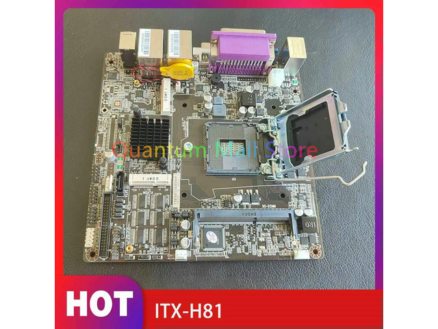 Motherboard DIY Small Motherboard 17 * 17 LGA1150 DDR3 ITX-H81