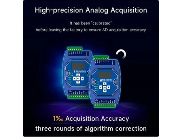 ME31-XAXA0404 I/O Networking Module 4AI+4AO RS485 Etherent Switch Value Acquisition Controller ModBus TCP RTU Gateway OLED