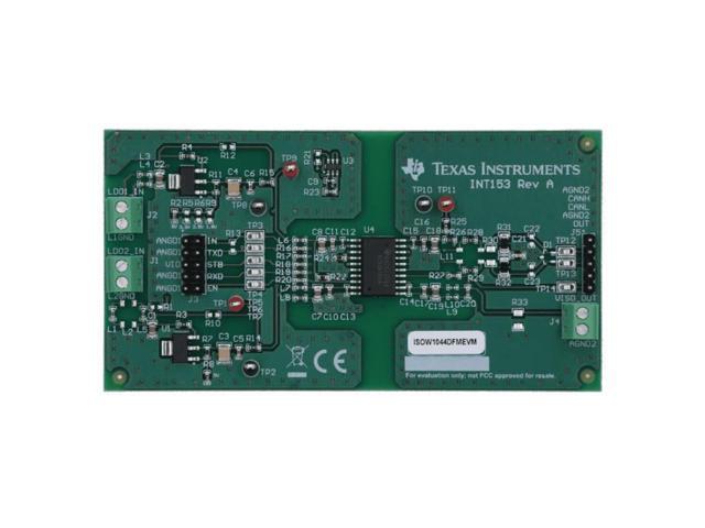 ISOW1044DFMEVM Isolated CAN Module - Integrated DC-DC Converter, Industrial Grade, High Isolation Performance