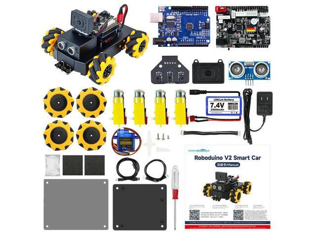 360 degree omnidirectional movement Roboduino V2 mental robot car with real-time video transmission function based on U-N-O R3