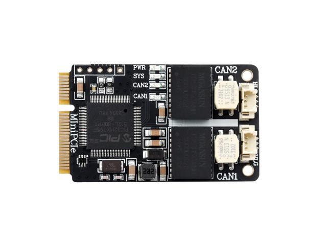 2-CH CAN MiniPCIe,MiniPCIe Interface To 2-CH CAN Card, Supports Decoding And Analyzing Function Of Multiple CAN Protocols