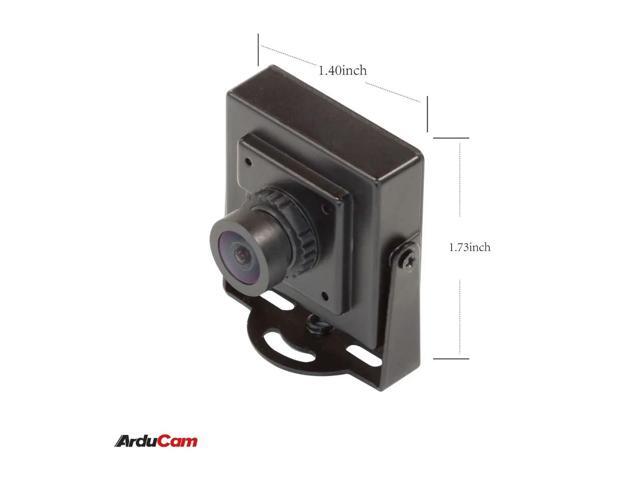 Arducam 5MP Wide Angle USB Camera with Mini l Case, 1/4 CMOS OV5648 Mini UVC USB2.0 Video Webcam Without Microphone for Win