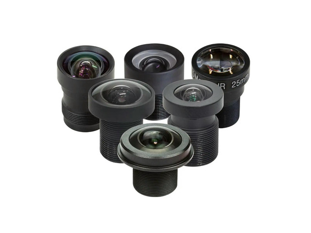 Arducam M12 Lens Kit for Raspberry Pi IMX477 Camera, Fisheye Wide Angle Telephoto M12 Camera Lenses with Lens Adapt